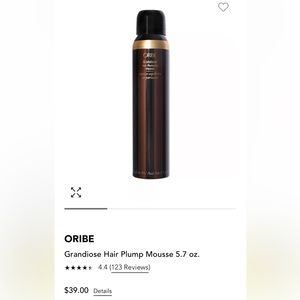 Oribe Grandiose Mousse 5.7oz